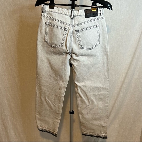 THE KOOPLES Women's Black Bleached Jeans Size 38 US 27-28 NWT's - Picture 8 of 10